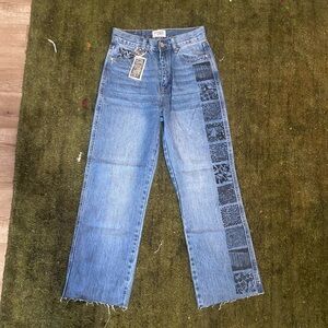 Insane Jean Hand Printed Pants in Women’s 0